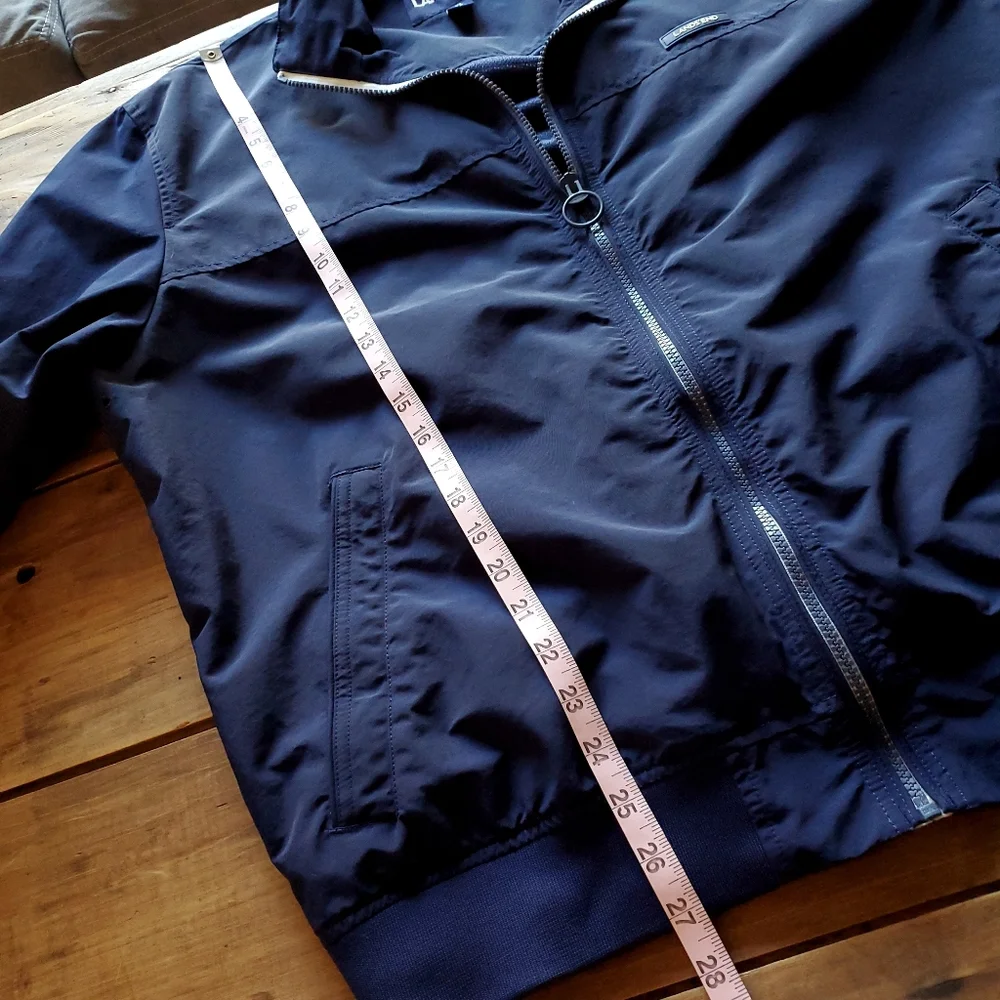 Lands End Men's Lightweight Jacket Blue Size Extra Large
